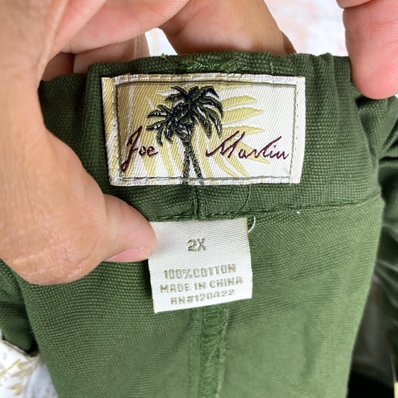 Joe Marlin Mens Tan Canvas Cargo Shorts - Picture 5 of 6